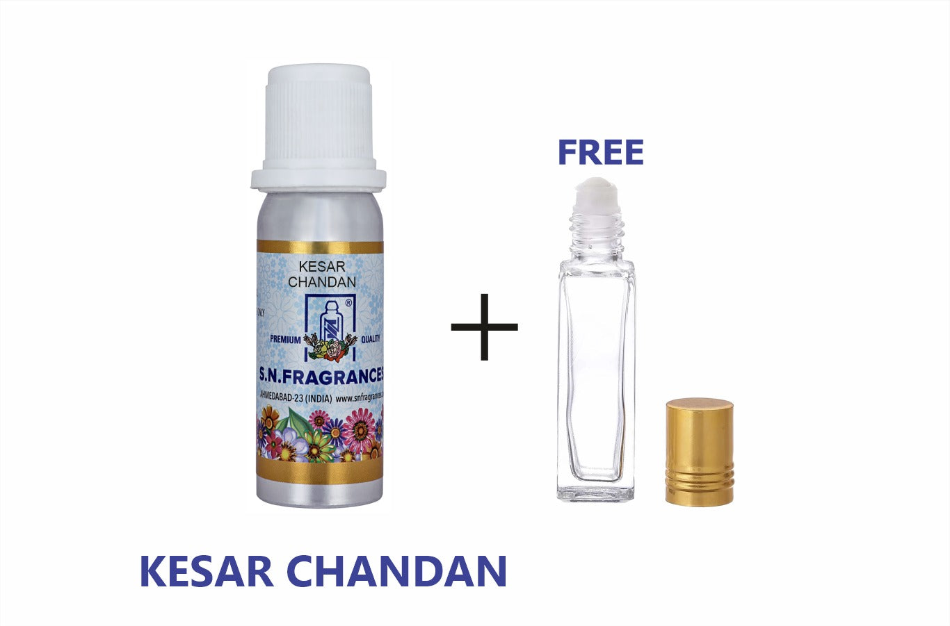 Kesar Chandan Attar 25GM – Spicy, Floral & Woody Fragrance