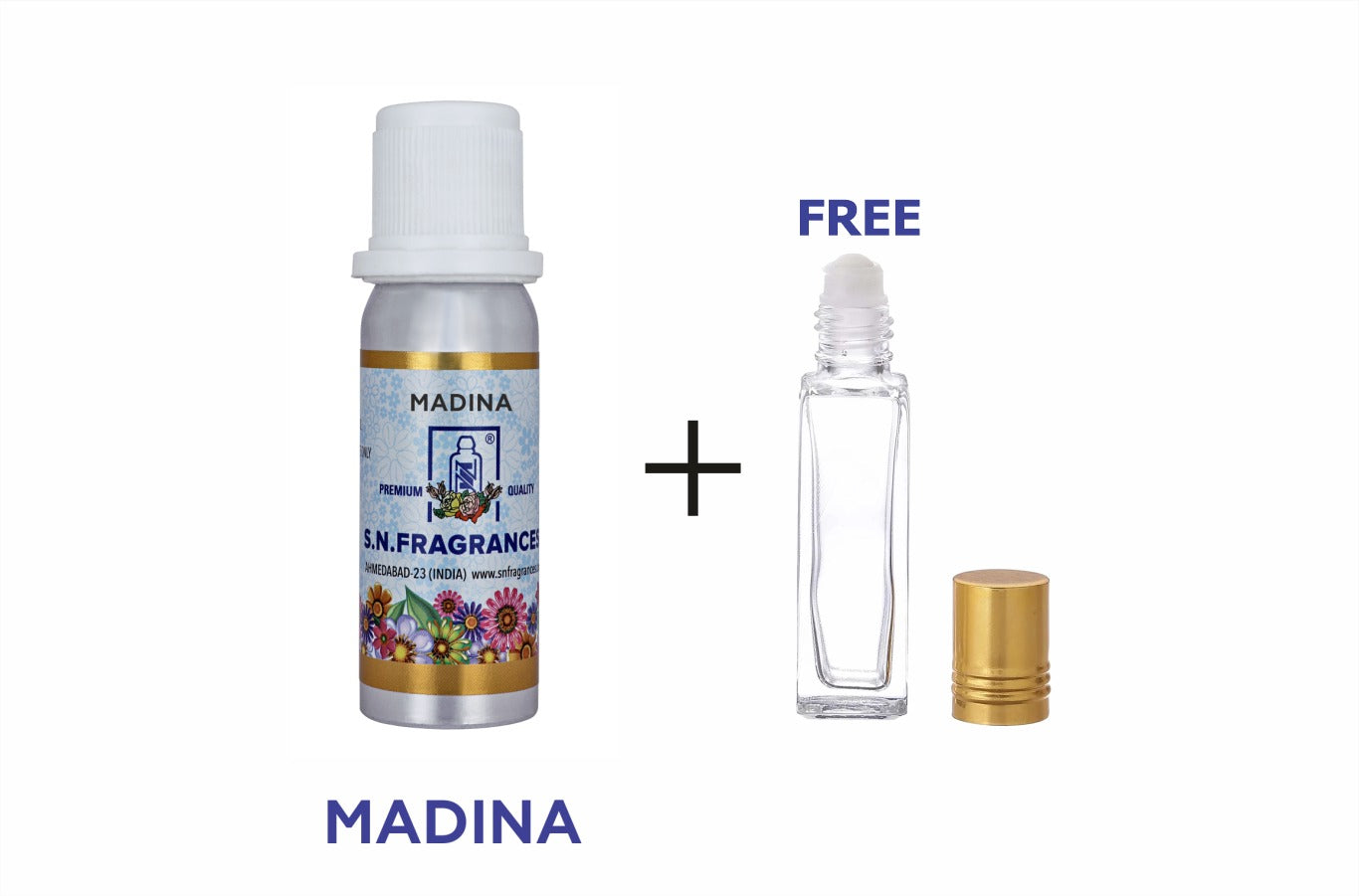 Madina Attar 25GM – Spicy, Floral, Amber & Woody Fragrance