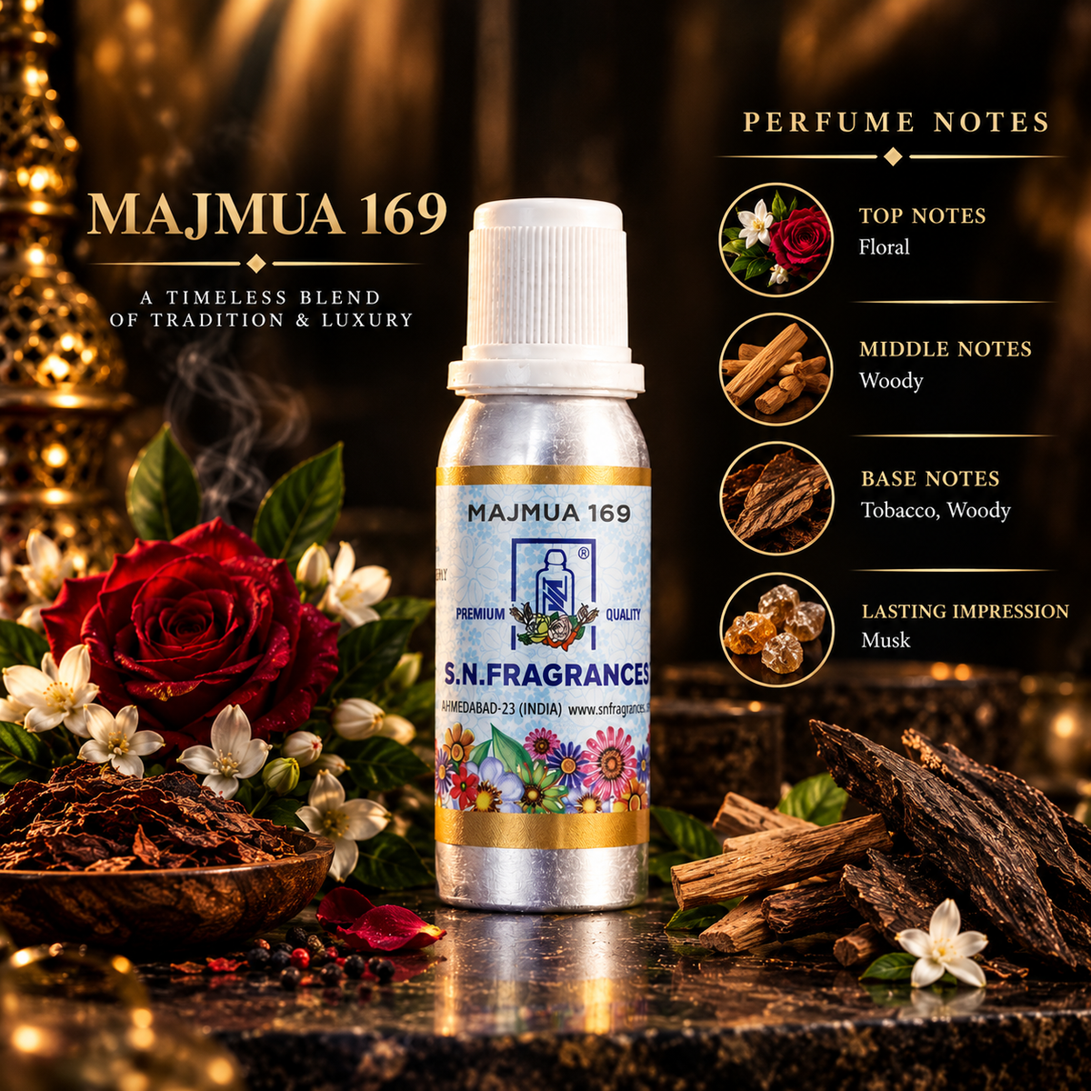 Majmua 169 Attar – 25gm