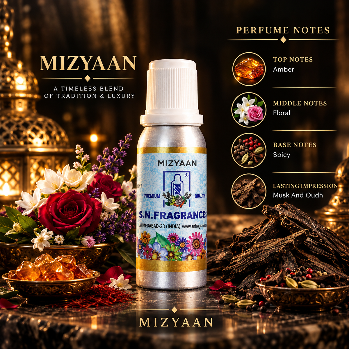 Mizyaan Attar – 25gm