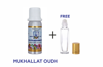 Mukhallat Al Oud Attar 25GM – Herbaceous, Spicy, Floral, Amber & Woody Fragrance