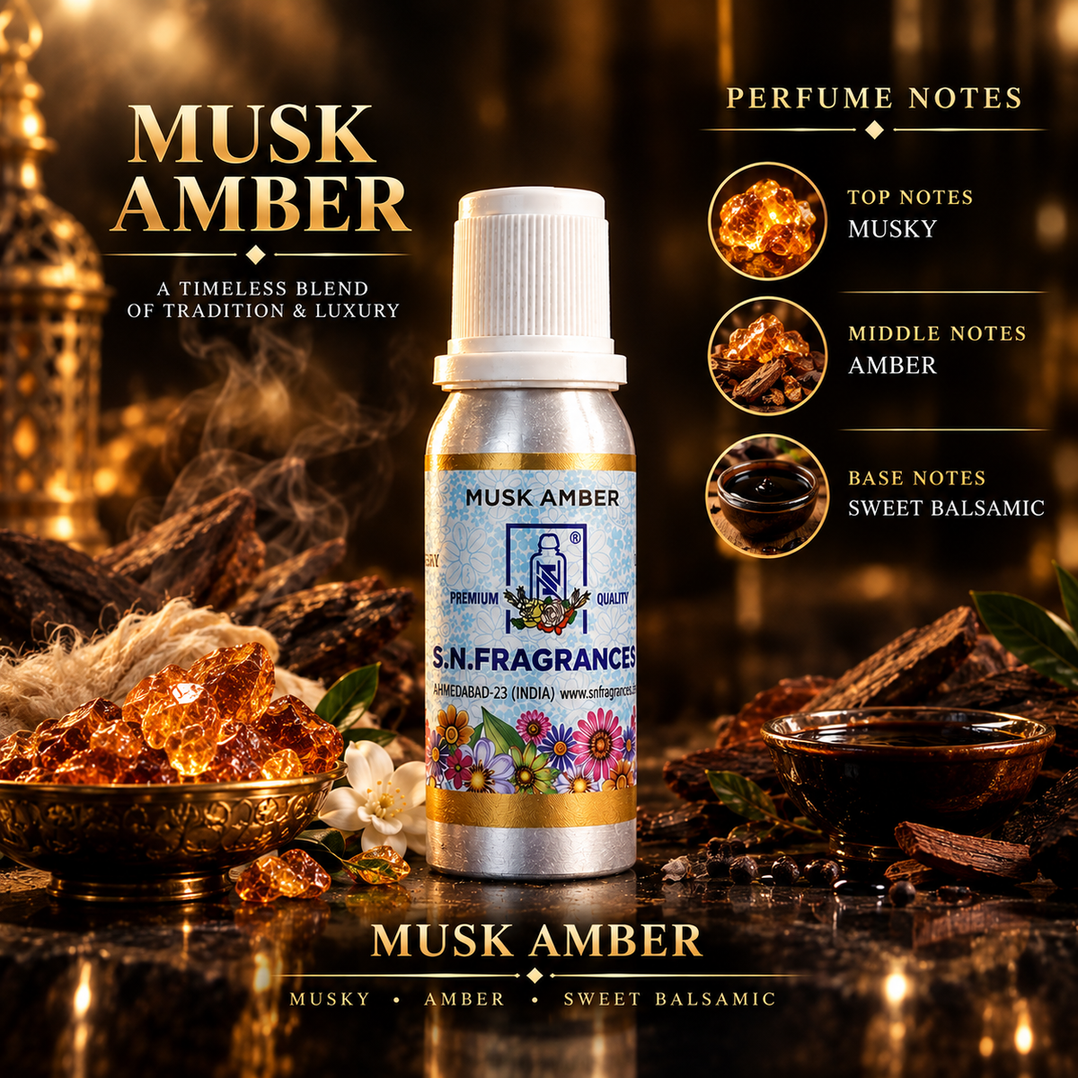 Musk Amber Attar – 25gm
