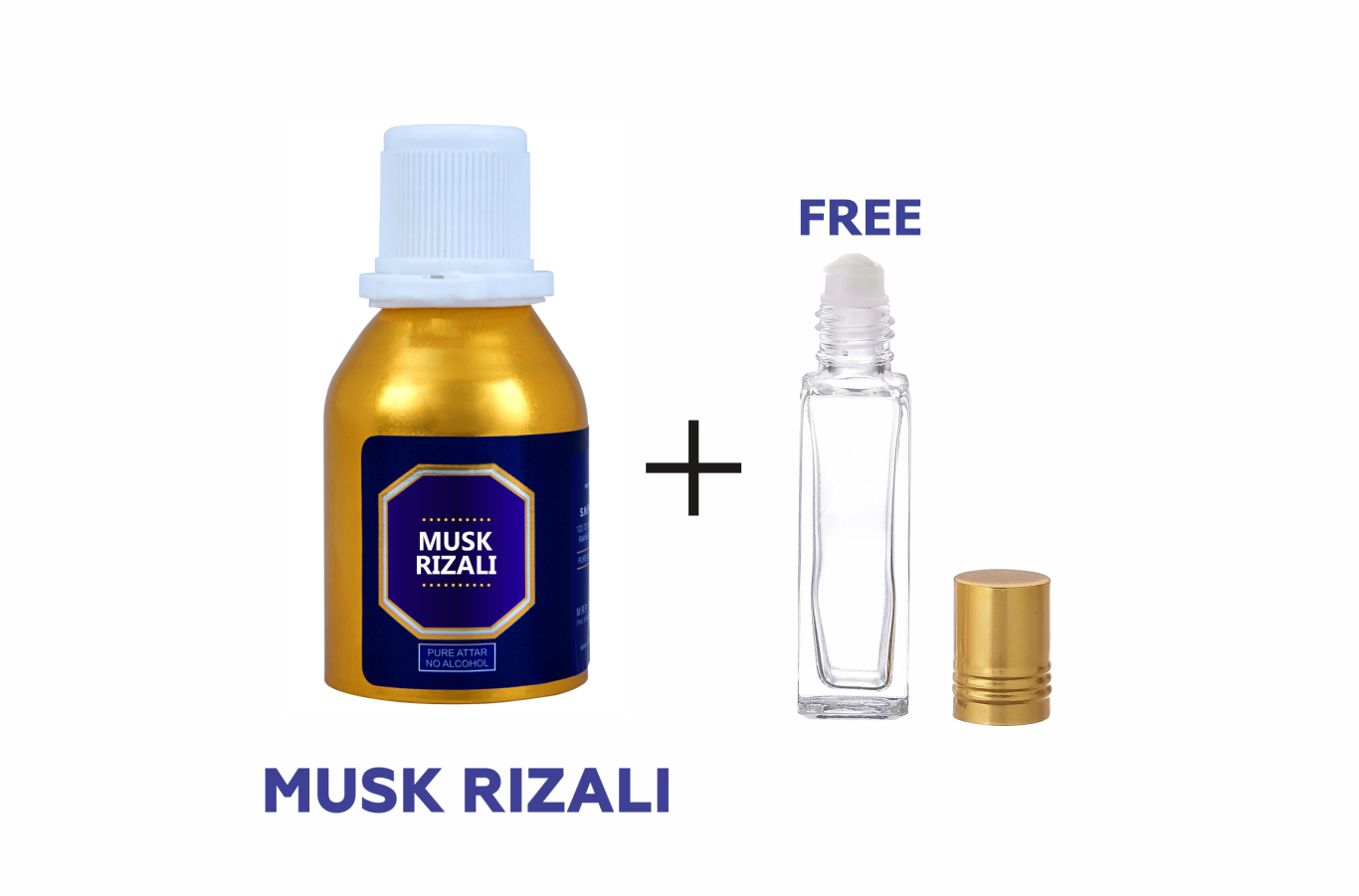 Musk Rizali Attar – 25GM | Clean, Soft, White Floral, Powdery & Musky Fragrance