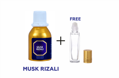 Musk Rizali Attar – 25GM | Clean, Soft, White Floral, Powdery & Musky Fragrance