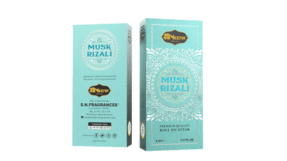 Musk Rizali Attar 6ML (Pack of Two) – White Floral, Powdery & Musky Fragrance