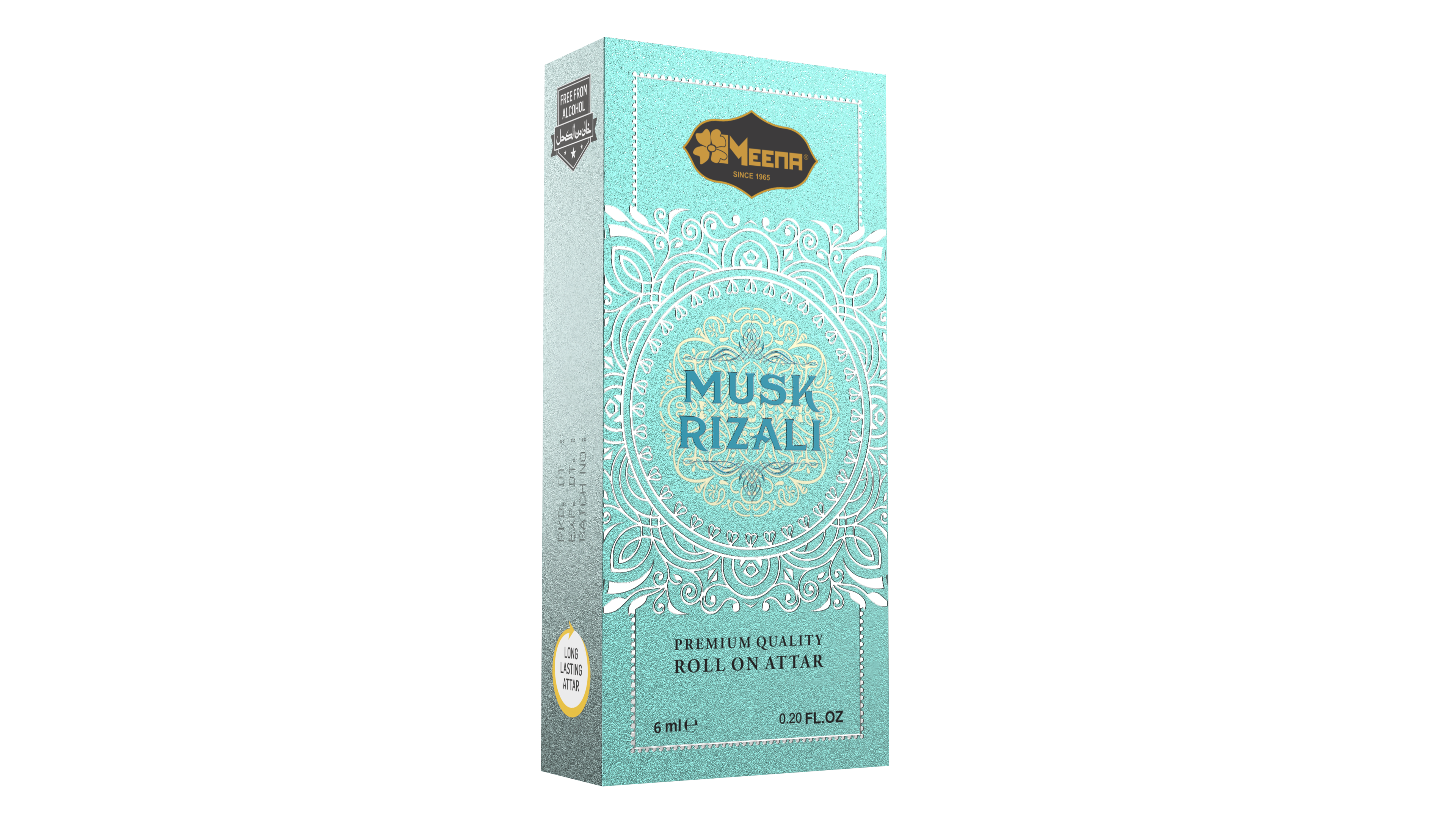 Musk Rizali Attar 6ML (Pack of Two) – White Floral, Powdery & Musky Fragrance