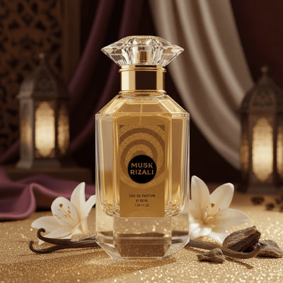 Musk Rizali - Eau de Parfum 50ML - Soft Sensual Musk Lily Amber Musk Powdery