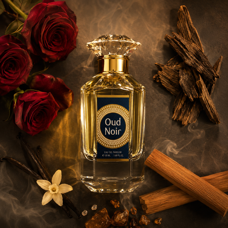 Oud Noir - Saffron & Sandalwood Eau de Parfum (50ml)