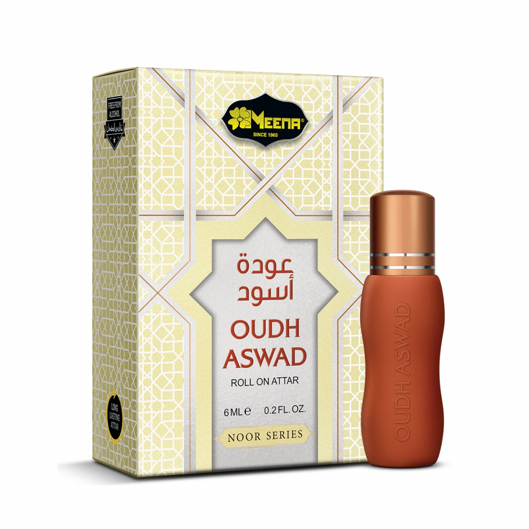 Oudh Aswad 6ml roll-on attar – product photo
