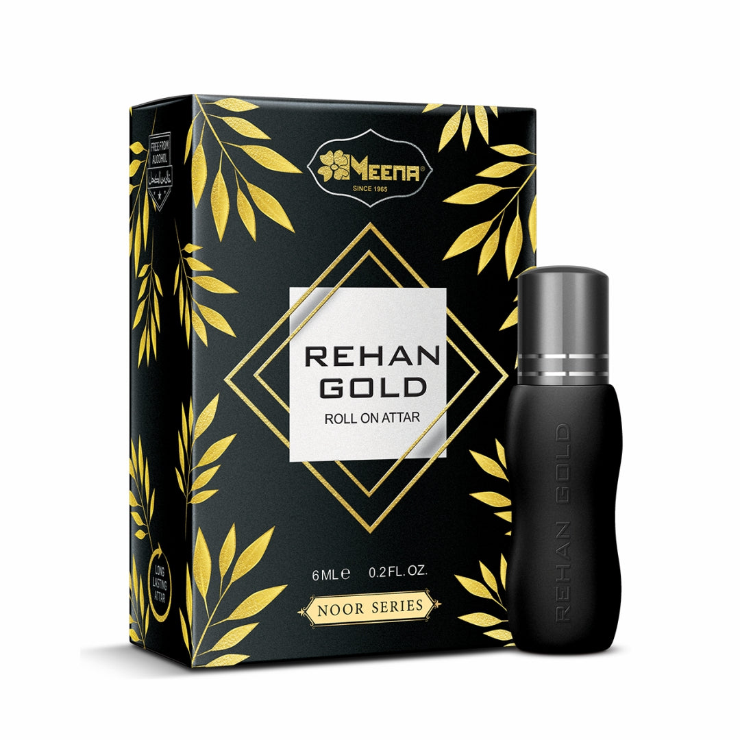 Rehan Gold 6ml roll-on attar – product photo