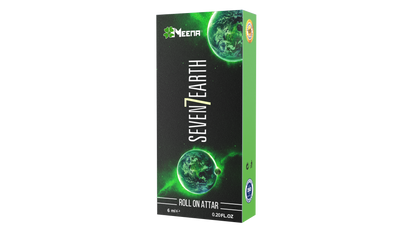 Seven Earth Attar – 6ML Pack of Two | Green, Floral & Indian Mogra Fragrance
