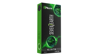 Seven Earth Attar – 6ML Pack of Two | Green, Floral & Indian Mogra Fragrance
