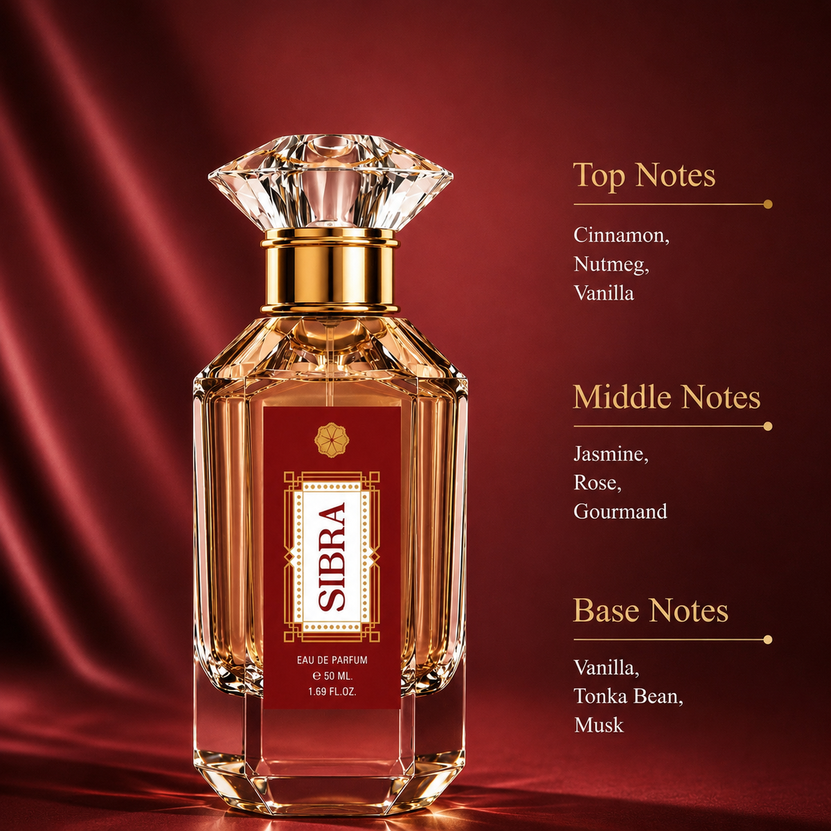 Sibra - Vanilla & Tonka Bean Eau de Parfum (50ml)