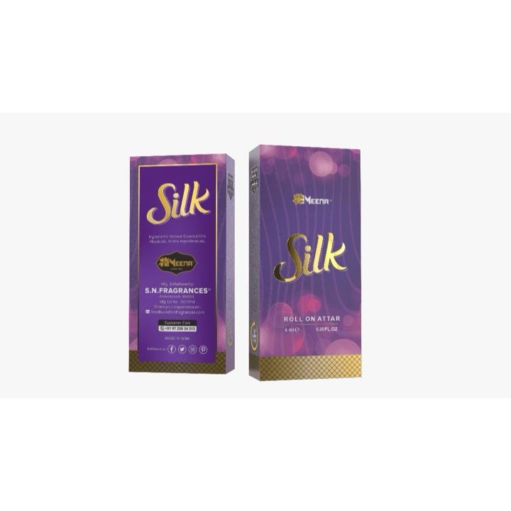 Silk Attar – 6ML Pack of Two | Citrus, Musky, Floral & Powdery Fragrance