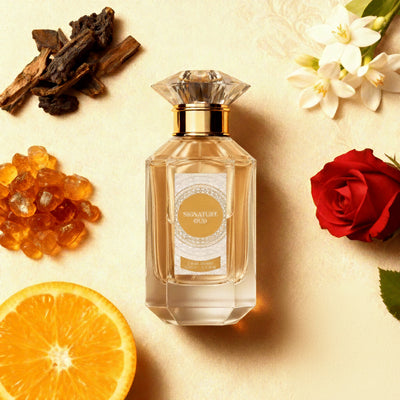 Signature Oud - Eau de Parfum 50ML - Citrus Rosy Spicy Rose Jasmine Rich Oud Amber Agarwood