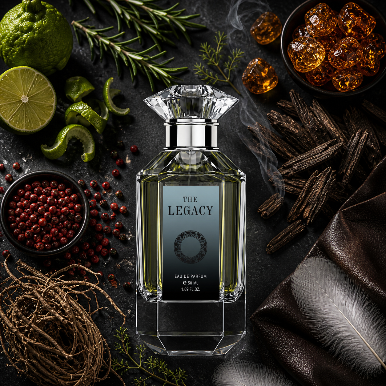 The Legacy - Leather & Agarwood Eau de Parfum (50ml)