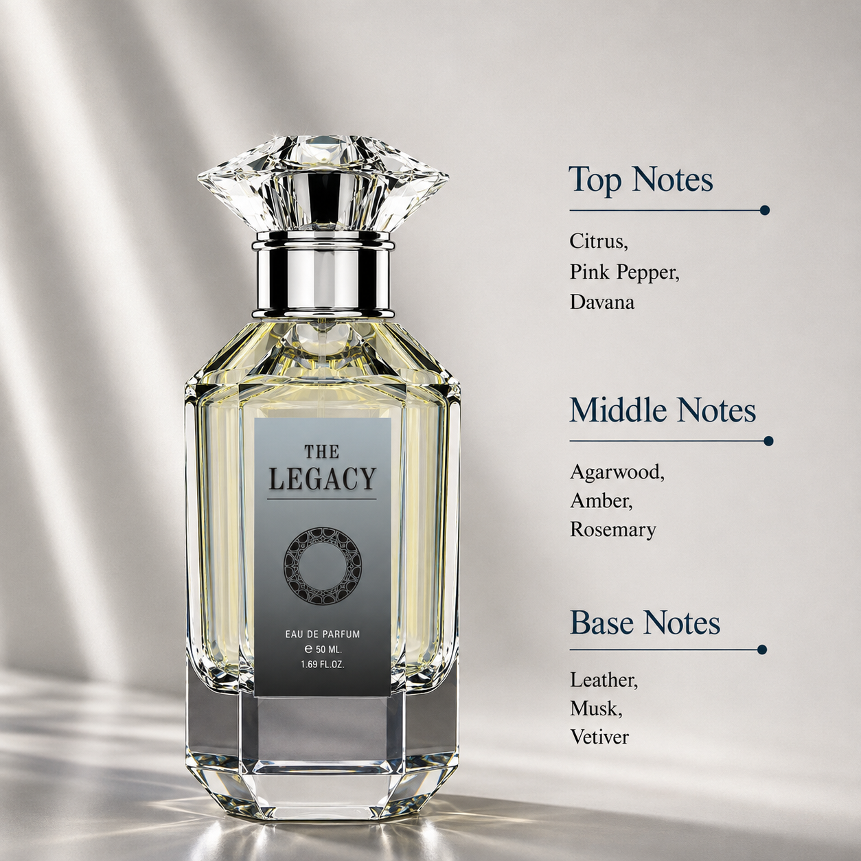 The Legacy - Leather & Agarwood Eau de Parfum (50ml)