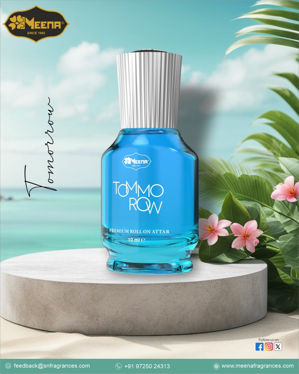 Tomorrow Attar – 10ML | Citrus, Marine, Spicy, Woody & Salty Fragrance