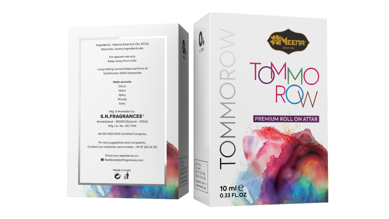 Tomorrow Attar – 10ML | Citrus, Marine, Spicy, Woody & Salty Fragrance