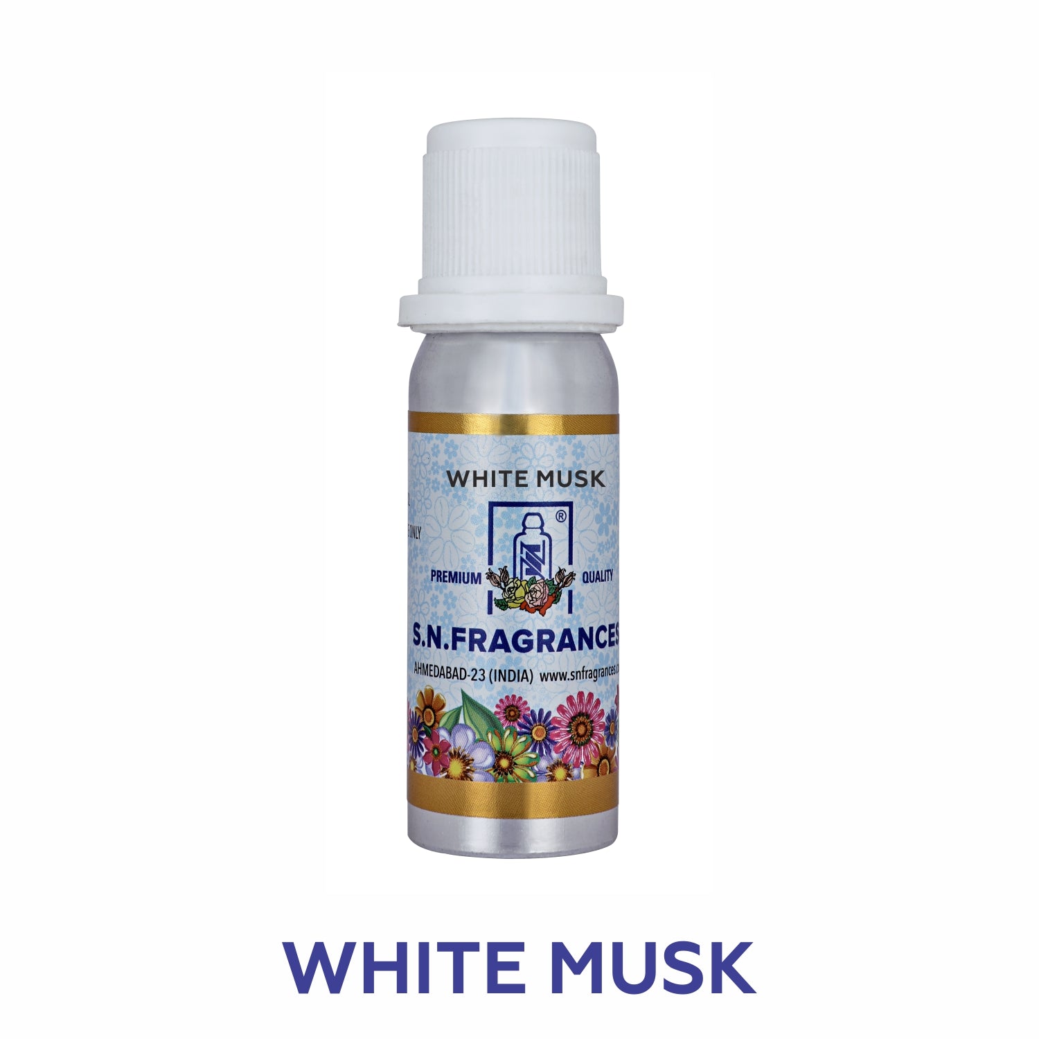 White Musk Attar 25GM – Creamy Musk, Floral & Amber Fragrance