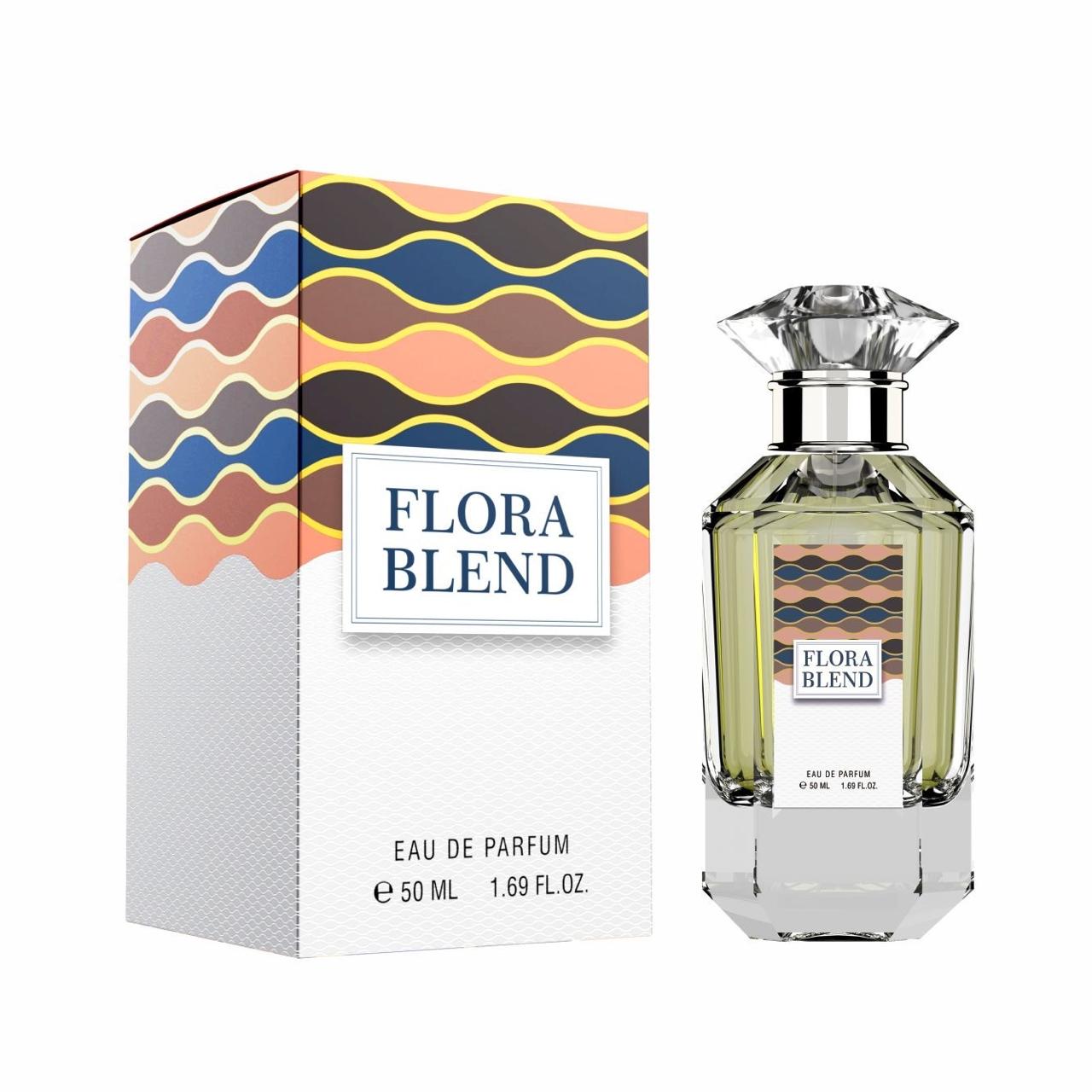 Flora Blend - Eau de Parfum 50ML - Citruse Roses Green Jasmine Rose Magnoua Amber Woody