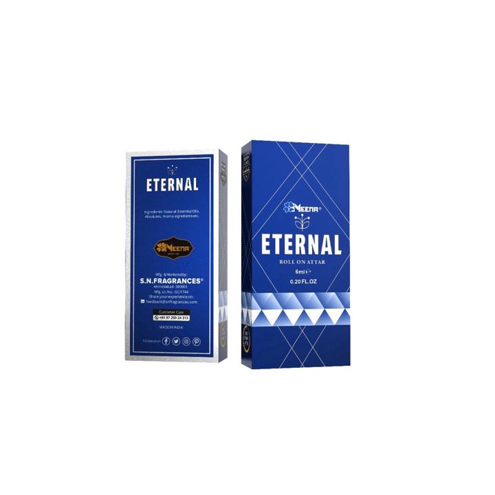 Eternal Attar – 6ML Pack of Two | White Floral, Green, Fresh Spicy & Citrus Fragrance