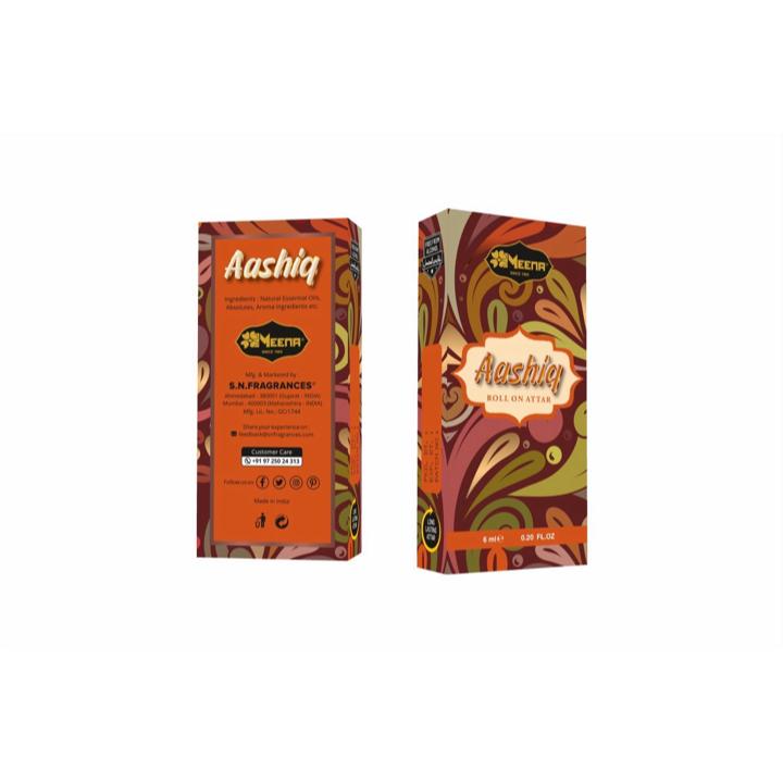 Aashiq Attar – 6ML Pack of Two | Spicy, Citrus, Fruity & Woody Fragrance