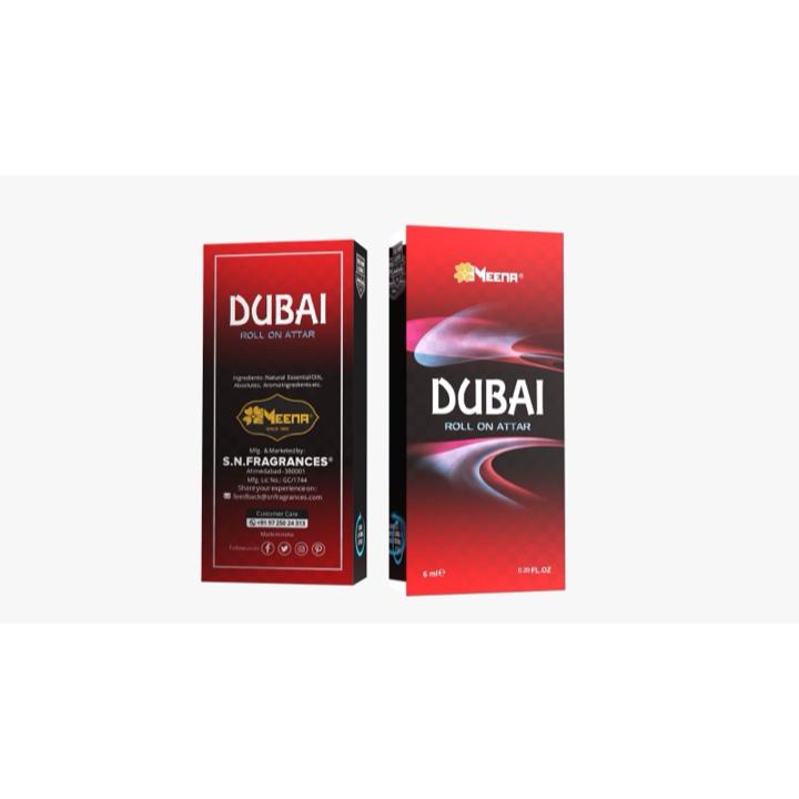 Dubai Attar – 6ML Pack of Two | Warm Spicy, Citrus, Floral & Woody Fragrance