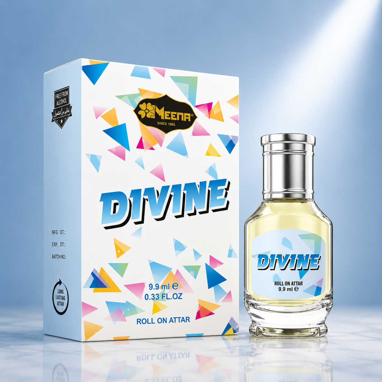 Divine Attar – 9.9ML | Sweet, Fruity, Floral with Rose, Lily, Citrus, Woody, Amber & Vanilla