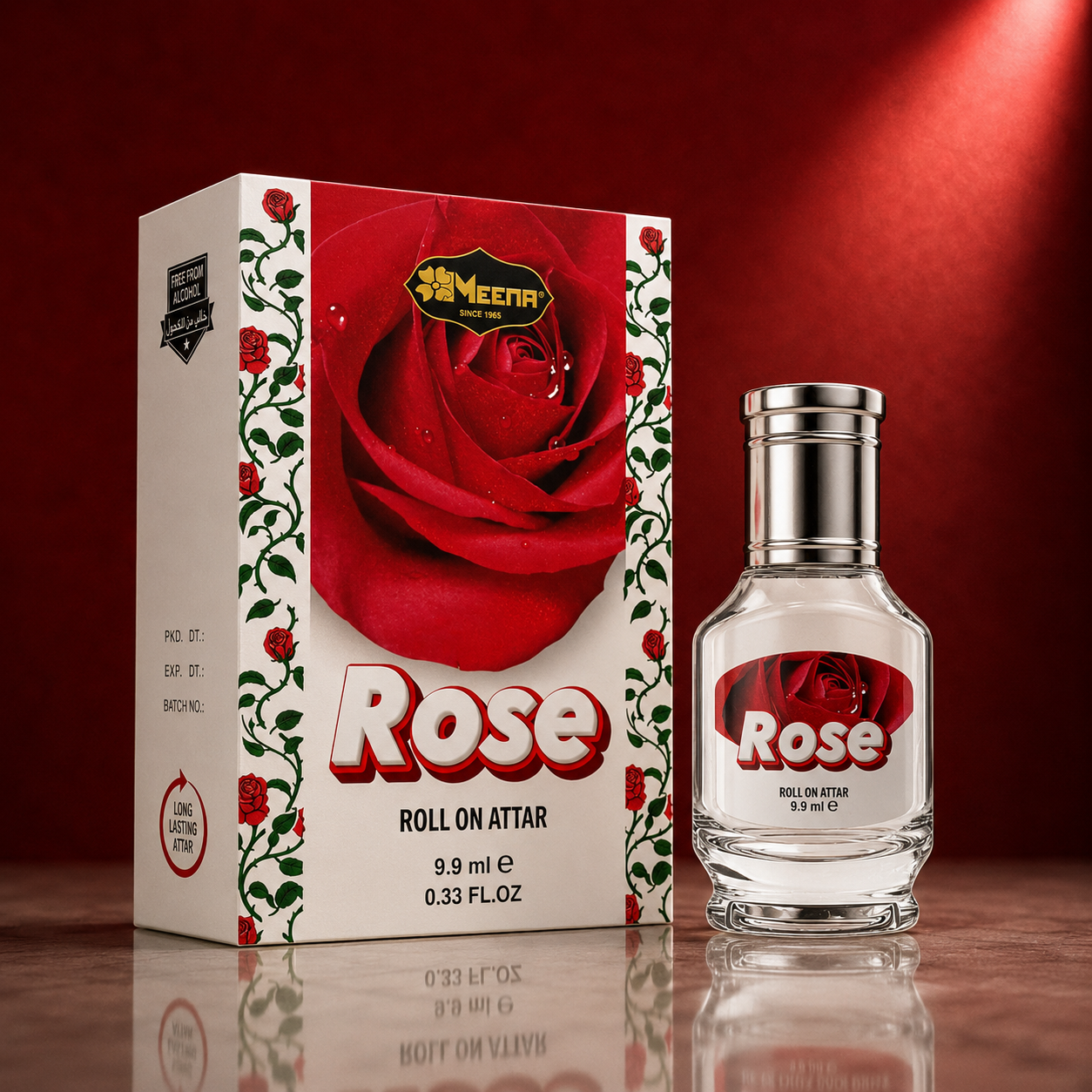 Rose Attar – 9.9ML | Sweet Rose, Floral & White Rose Fragrance