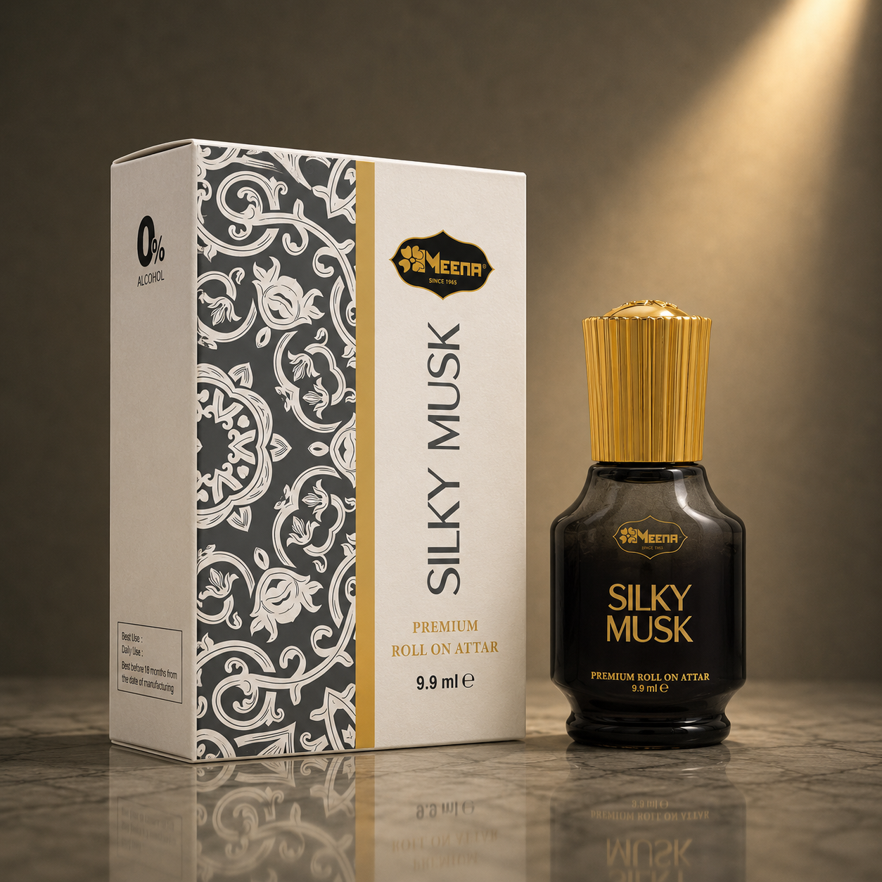 Silky Musk Attar 9.9ML – Fresh, Powdery & White Floral Musky Fragrance