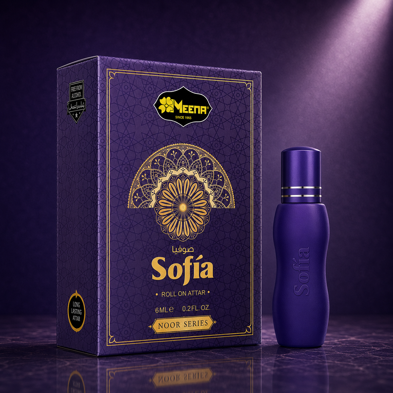 Sofia Attar – 6ML | Citrus, Rose, Jasmine, Lily, Fresia, Musk, Amber & Sandalwood