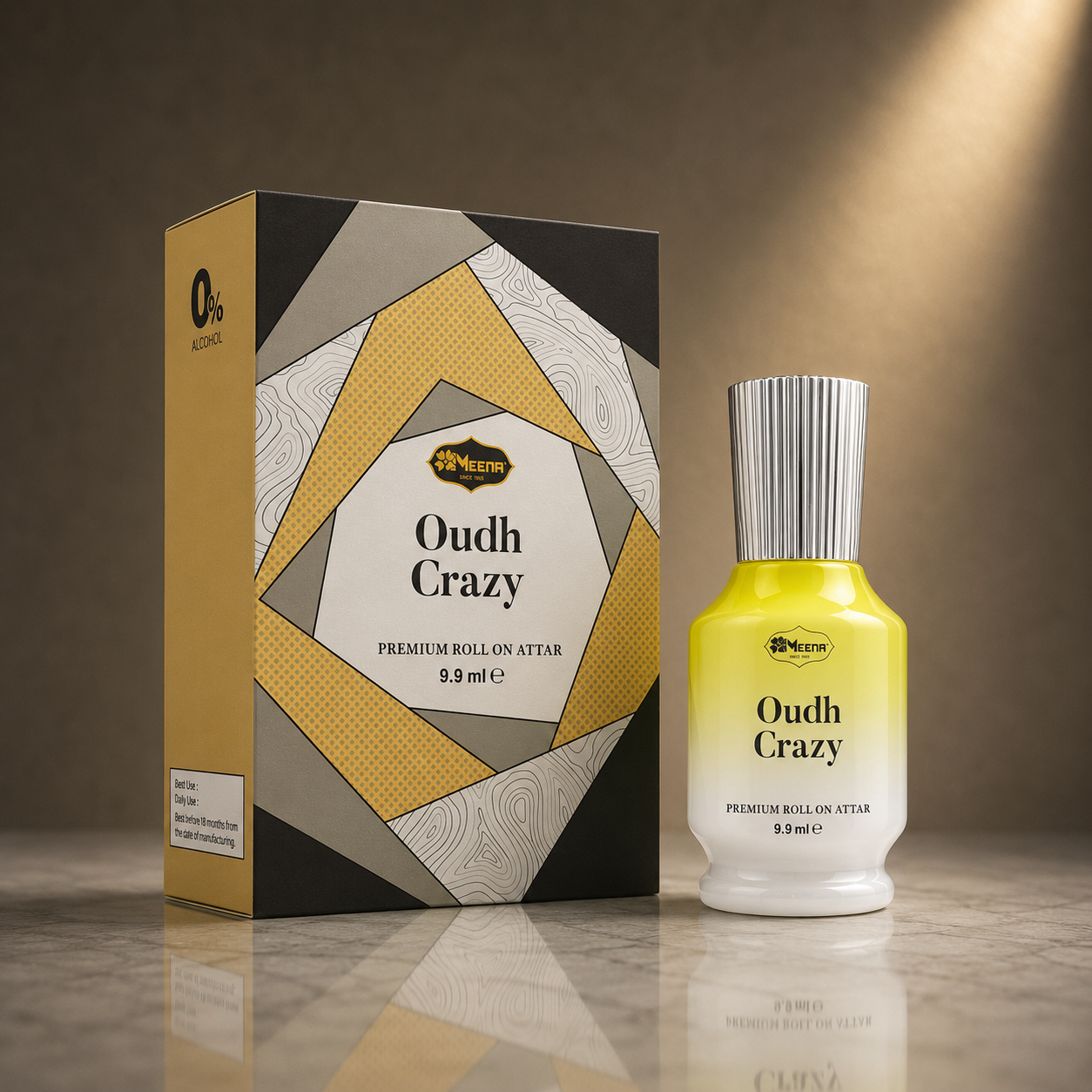 Oudh Crazy Attar – 10ML | Woody, Musky, Amber & Leather Fragrance
