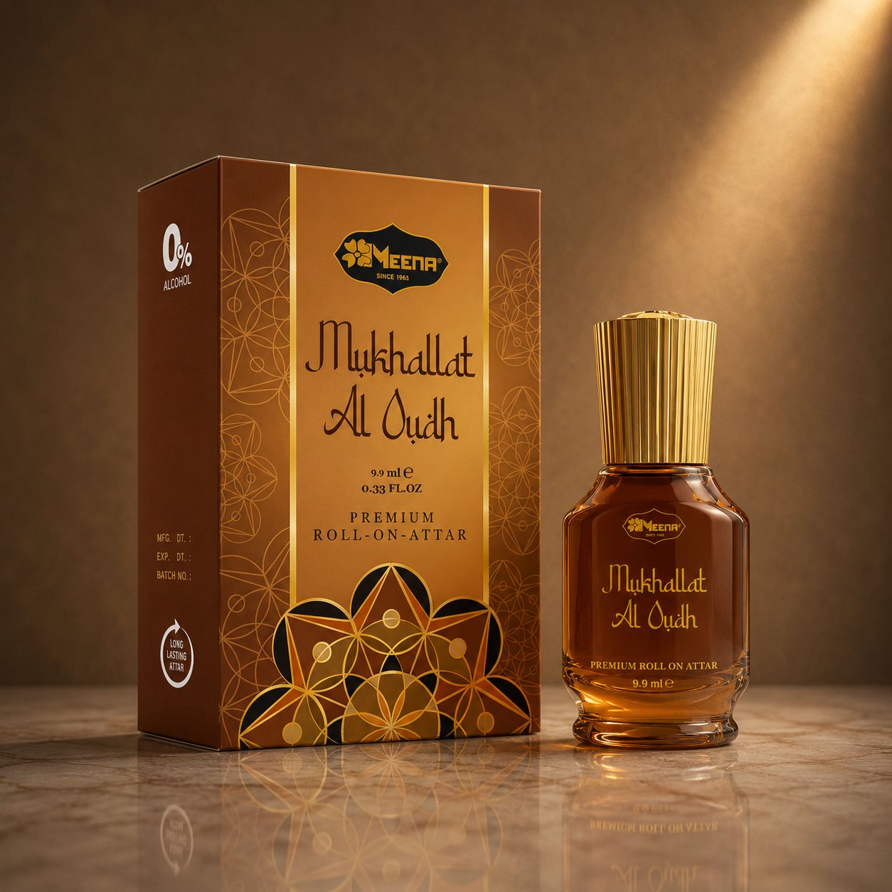 Mukhallat Al Oudh Attar – 9.9ML | Sweet, Herbal, Floral, Spicy & Woody Fragrance