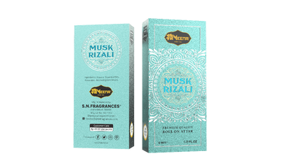 Musk Rizali Attar 6ML (Pack of Two) – White Floral, Powdery & Musky Fragrance