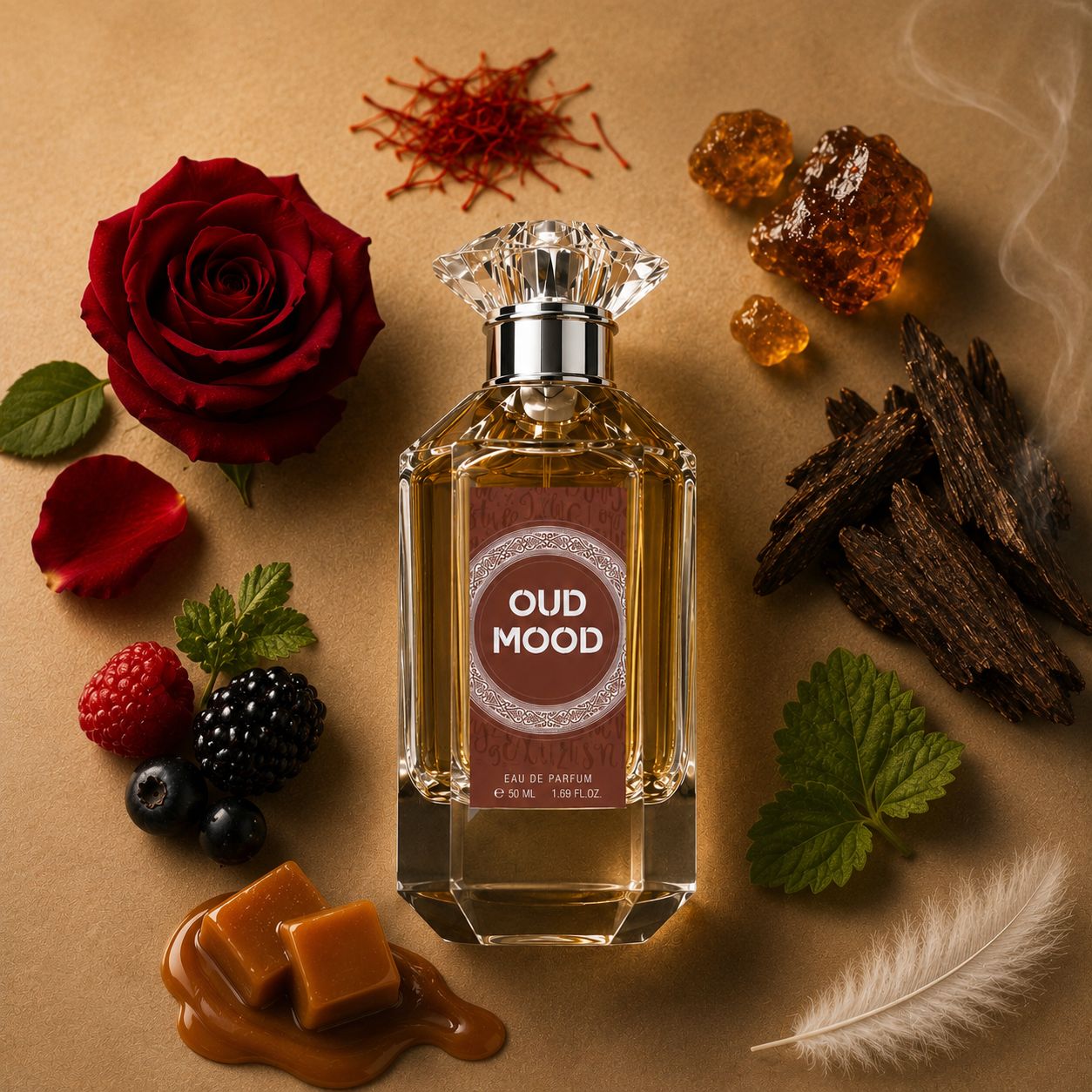 Oud Mood - Vanilla & Saffron Eau de Parfum (50ml)